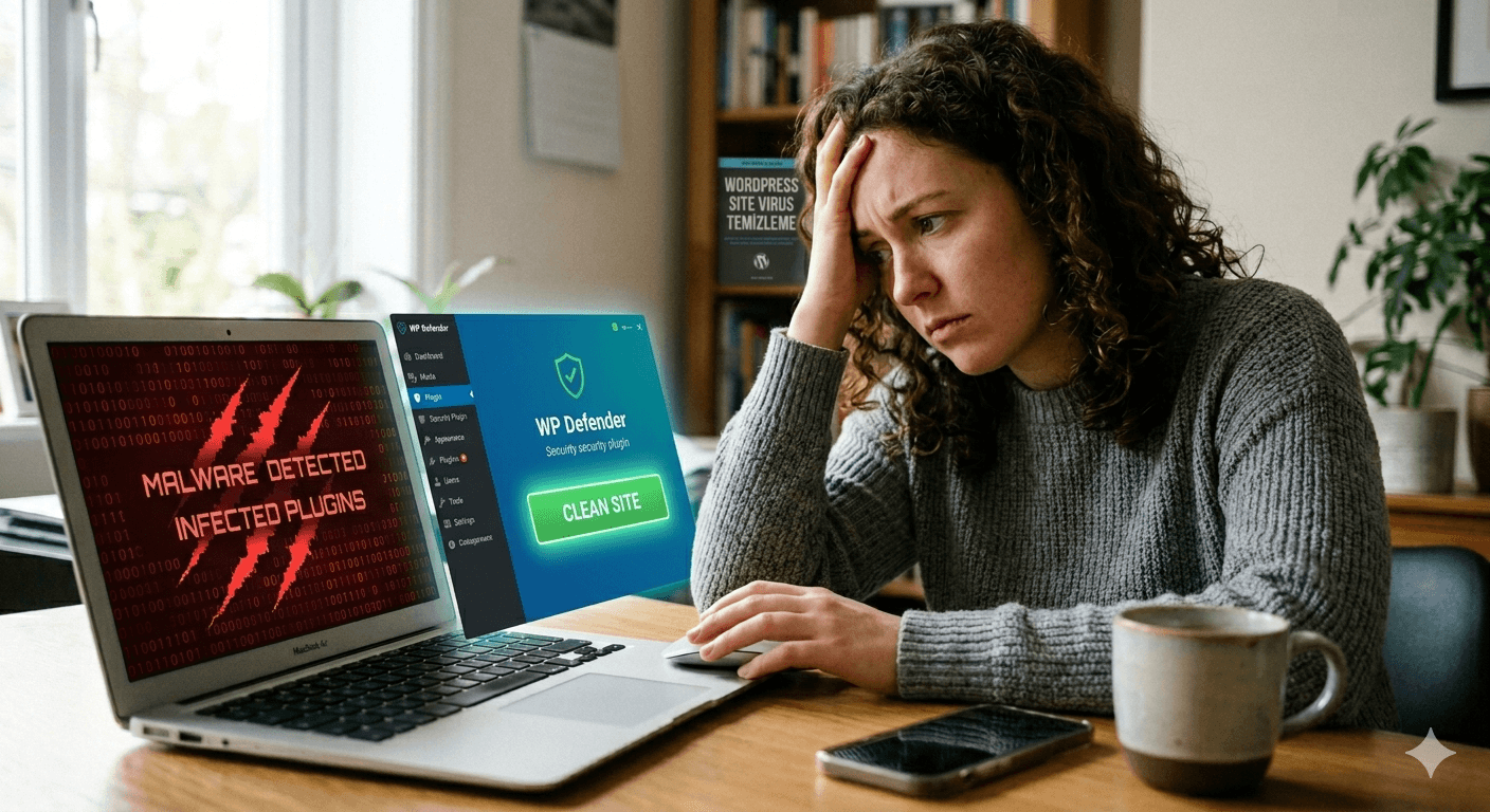 WordPress website security and malware cleanup workspace